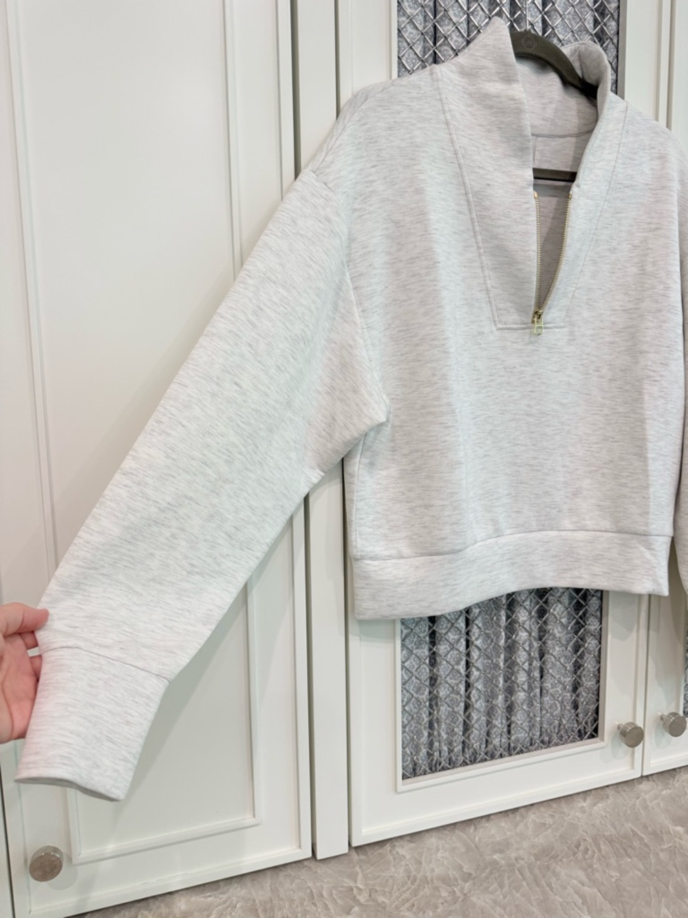Varley Hawley Half-Zip Ivory Sweat Top - NWOT - Size small - Picture 7 of 11